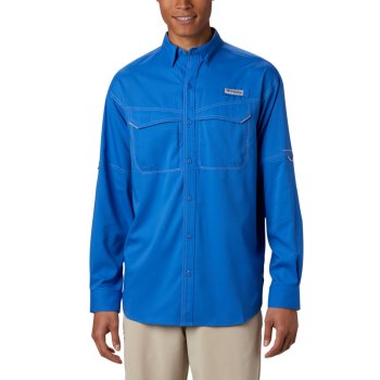 Pánské Košile Columbia PFG Low Drag Offshore Long Sleeve Blankyt LTCHSB451